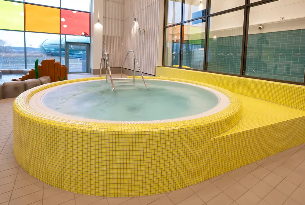 Bild på vår infinitypool.